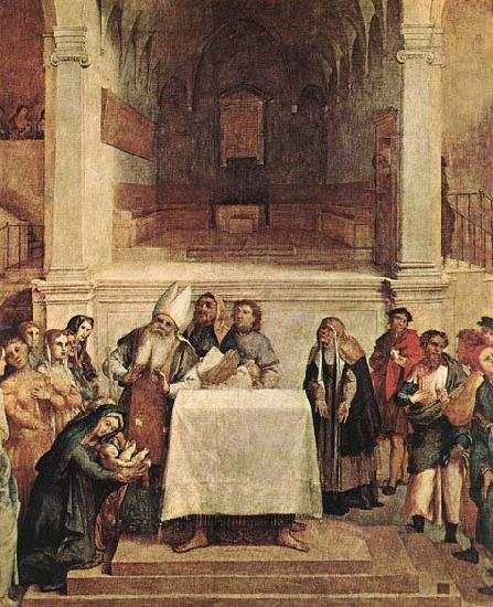 Lorenzo Lotto Presentation on the Temple oil painting picture